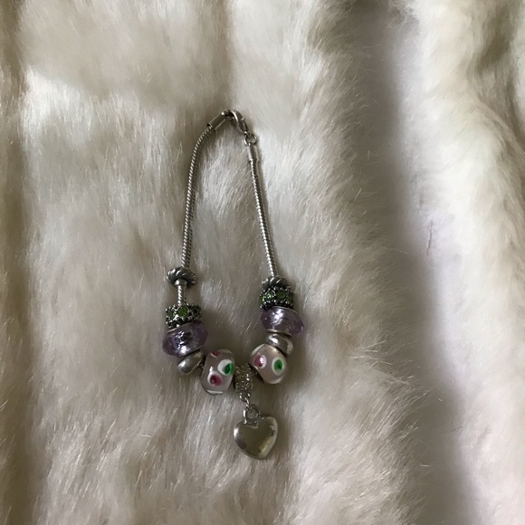 Vintage  Pandora bracelet 12 Charms💕💕in originalbox. Can use charm separately - Picture 5 of 7